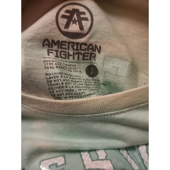 Women's American Fighter Gateway Graphic Washed T-Shirt Top Small A126 Nwt - Picture 5 of 6